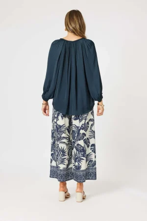 Pants Edit|Casual Pants>Hammock u0026 Vine Palm Cove Pant - Navy Multi