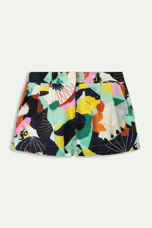 Linen Pants|Shorts>POM Amsterdam Paradise Linen Short - Multi
