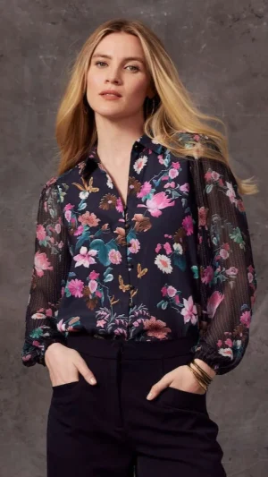 Shirts Edit|Loobies Story>Loobies Story Paradise Shirt - Indigo Multi