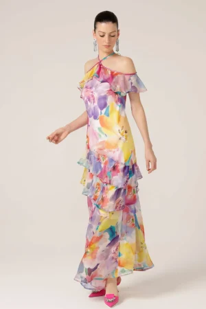 Maxi Dresses|Knee Length Dresses>Sacha Drake Paradise Tanager Dress