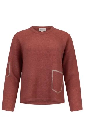 Knitwear|Madly Sweetly>Madly Sweetly Pocket Money Sweater - Nectarine