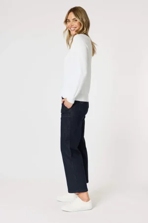 Knitwear|Gordon Smith>Gordon Smith Princeton Jumper - White