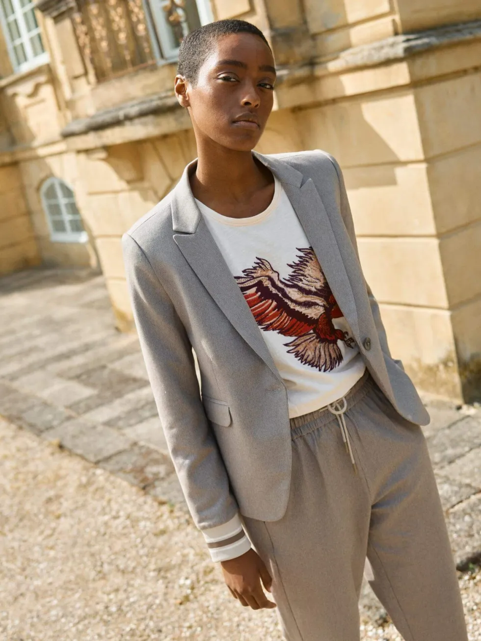 rem-eagle-tee-ecru-UeDIkaMa-4.webp Tees|Mos Mosh>Mos Mosh Rem Eagle Tee - Ecru