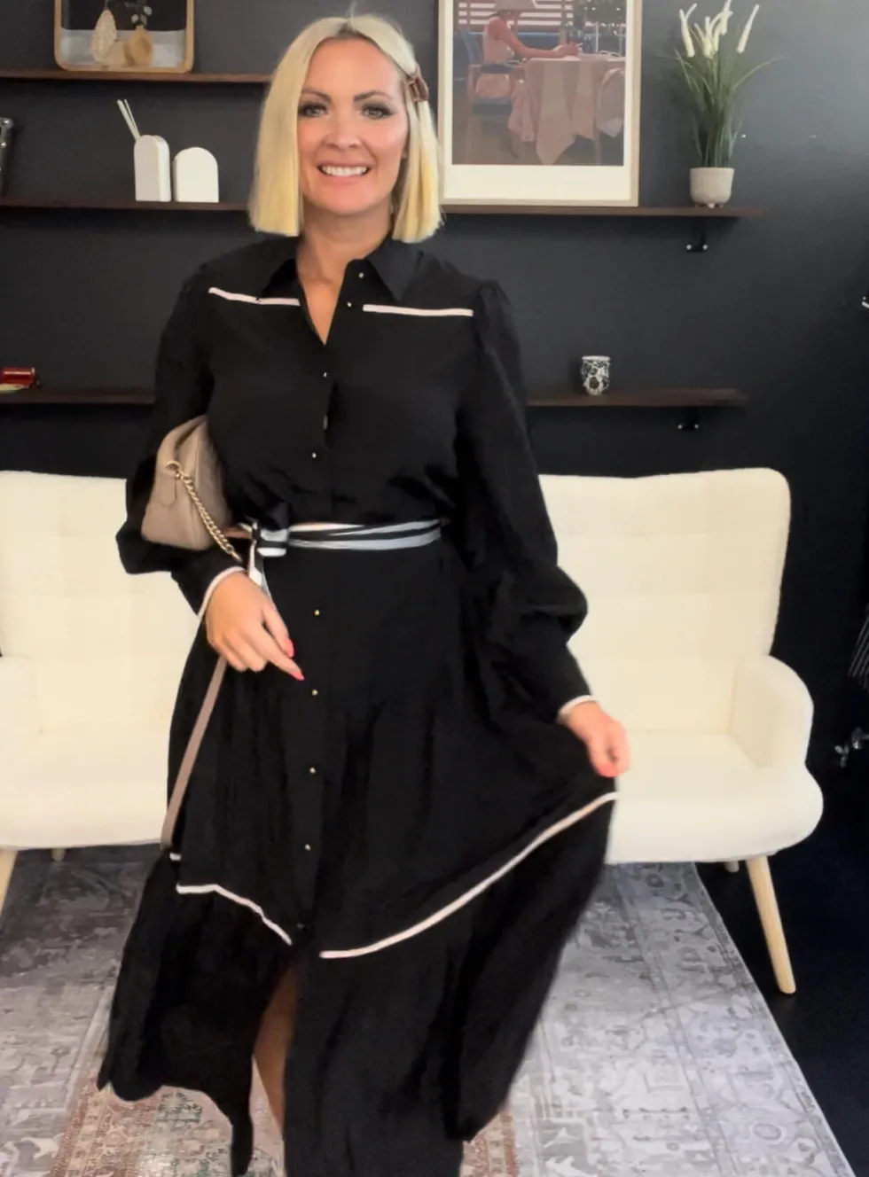 roma-trim-dress-with-scarf-bel-xpeUZywd-5.webp Midi Dresses|Hammock & Vine>Hammock u0026 Vine Roma Trim Dress With Scarf Belt