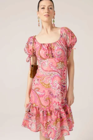 Maxi Dresses|Knee Length Dresses>Sacha Drake Rosy Finch Dress Size 8