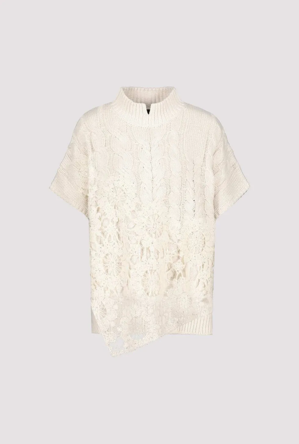 sand-shell-stand-up-pullover-FJuzmchL-5.webp Knitwear|Monari>Monari Sand Shell Stand Up Pullover - Sand Size 10