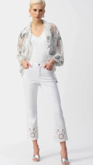 Pants Edit|Jeans>Joseph Ribkoff Santa Cruz Straight Fit Cropped Jeans 251965