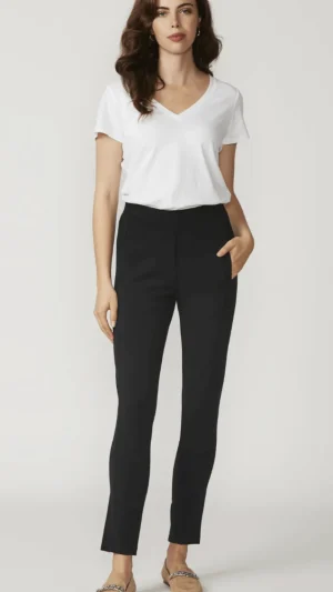 Pants Edit|Casual Pants>Lania Scout Ponti Pant - Black