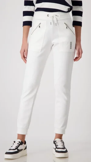 Pants Edit|Casual Pants>Monari Seaside Couture Jogger Pants - Milk