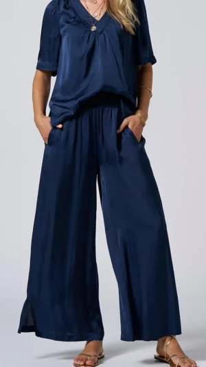 Pants Edit|Loobies Story>Loobies Story Selene Palazzo Pant - Indigo Size 16/14