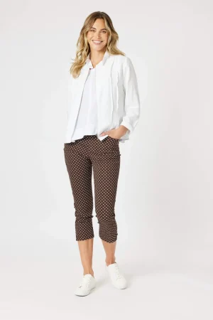 Pants Edit|Casual Pants>Gordon Smith Small Bow Pant - Koko White