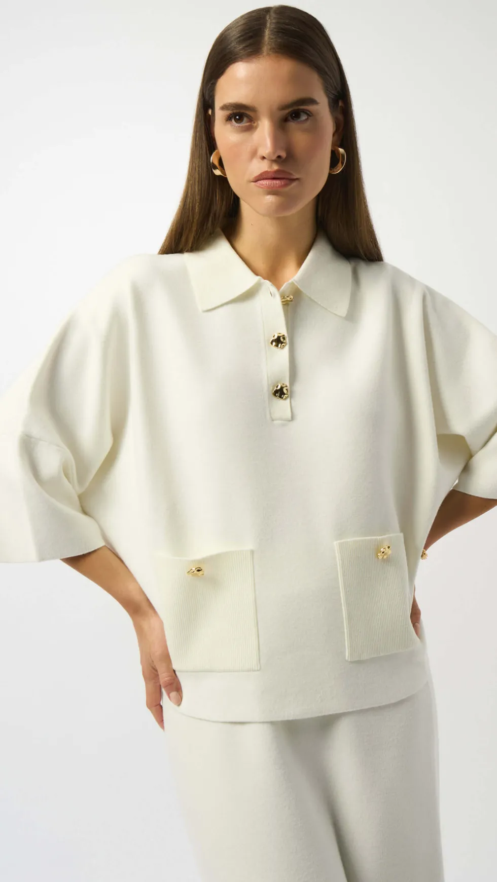 soft-focus-boxy-knit-sweater-p-ZhWybogT-0.webp Knitwear|Joseph Ribkoff>Joseph Ribkoff Soft Focus Boxy Knit Sweater Pullover - White Winter 253962