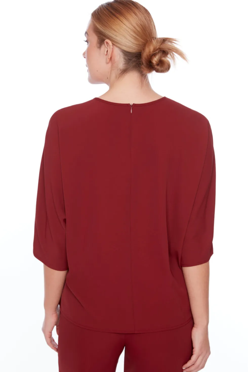 solid-vegan-silk-vented-top-NmnUPogW-2.webp Tops|Tops>Up! Pants Solid Vegan Silk Vented Top