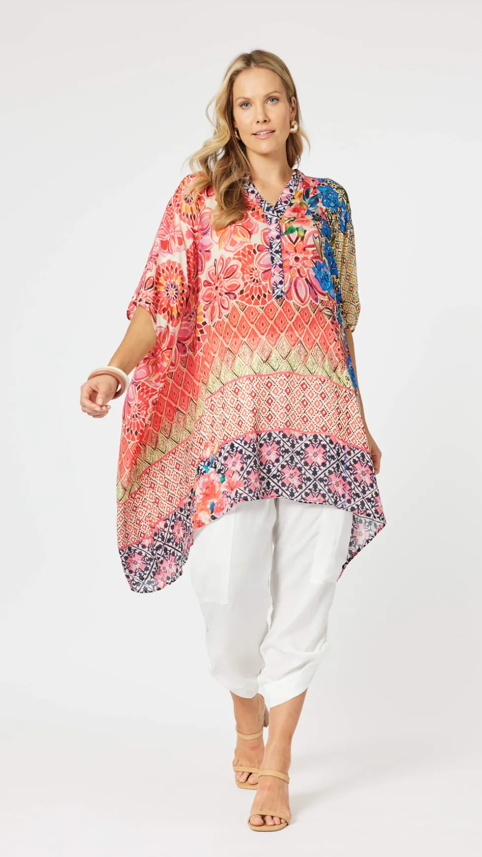 sorrento-brights-oversize-top-arJXfkFr-0.webp Kaftans & Tunics|Hammock & Vine>Hammock u0026 Vine Sorrento Brights Oversize Top