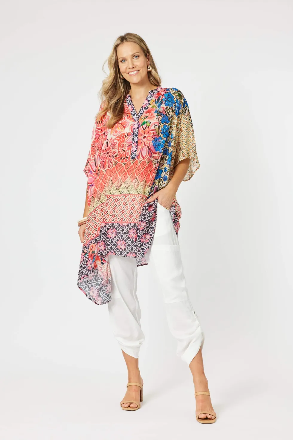 sorrento-brights-oversize-top-arJXfkFr-5.webp Kaftans & Tunics|Hammock & Vine>Hammock u0026 Vine Sorrento Brights Oversize Top