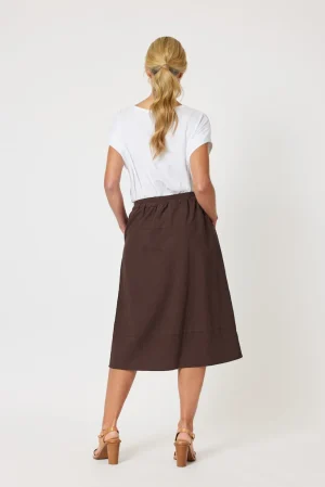 Skirts|Gordon Smith>Gordon Smith Sports Linen Skirt - Koko