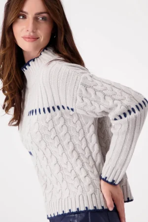 Knitwear|Monari>Monari Stone Pullover Size 16