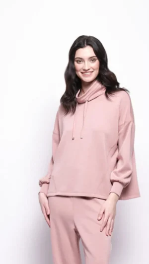 FOIL>Foil Suite Dreams Sweat Top - Dusky Pink
