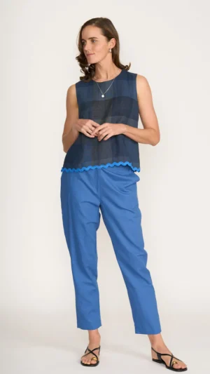 Pants Edit|Dress Pants>Foil Suits You Pant - Savoy Blue