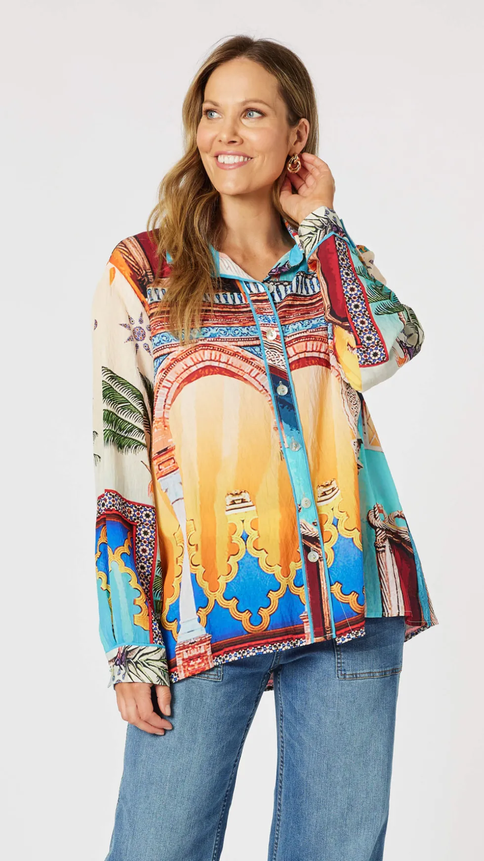 sunset-shirt-size-18-tRTtDitB-0.webp Hammock & Vine|Plus Size - Curves 16-20>Hammock u0026 Vine Sunset Shirt Size 18