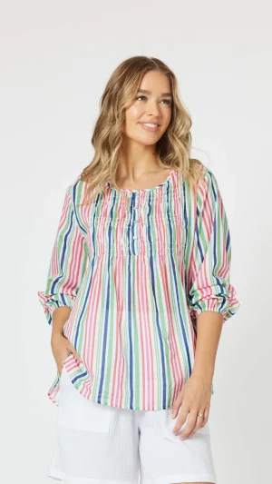 Tops|Tops>Threadz Sweet Stripe Top Size 8