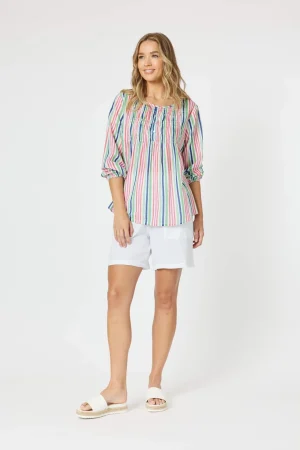Tops|Tops>Threadz Sweet Stripe Top Size 8