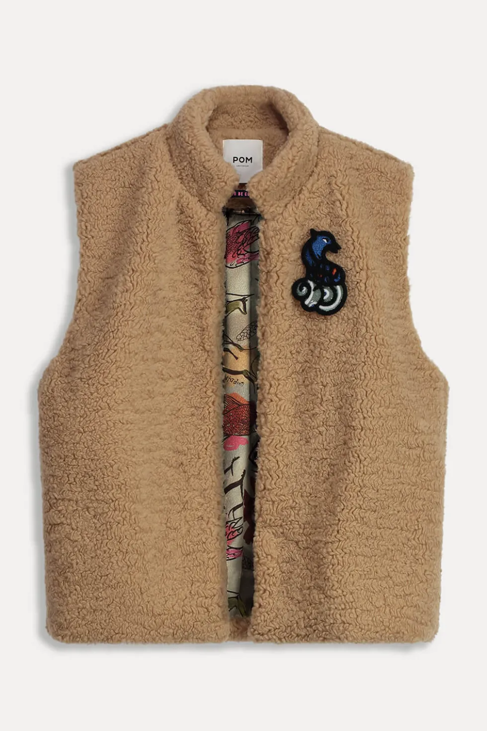 teddy-gilet-smokey-brown-AAfjvjOM-2.webp Jackets|POM Amsterdam>POM Amsterdam Teddy Gilet - Smokey Brown