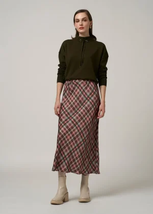 Skirts|Madly Sweetly>Madly Sweetly Thistle Skirt - Brick Multi Size 8