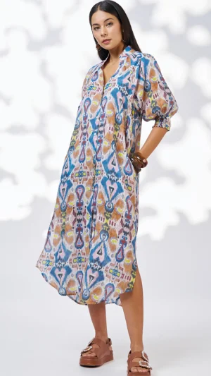 Midi Dresses>Loobies Story Tia Shirt Dress