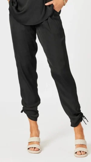 Pants Edit|Dress Pants>Hammock u0026 Vine Traveller Luxe Side Tie Pant - Black