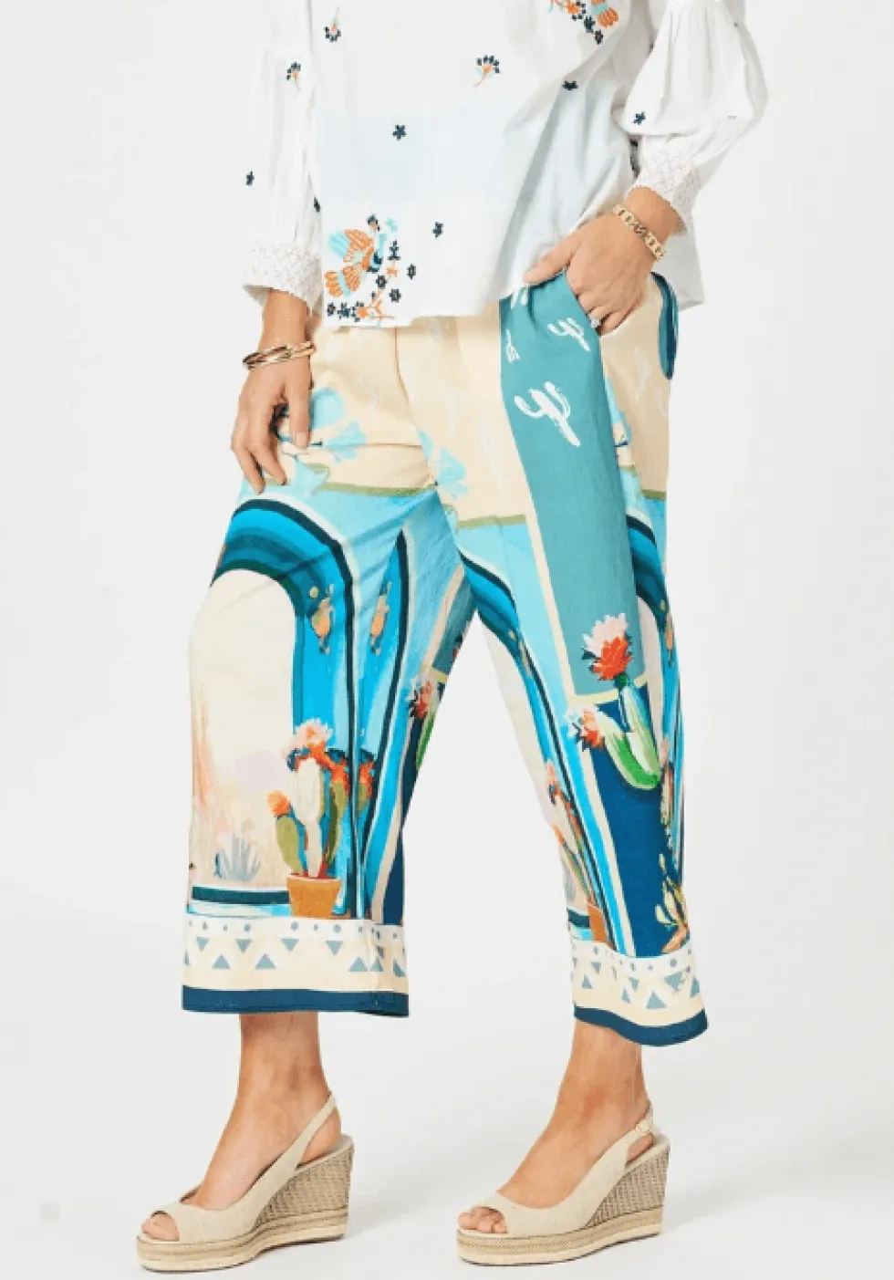 tulum-print-wide-leg-pant-bl-IEgLXIjV-3.webp Pants Edit|Casual Pants>Clarity Tulum Print Wide Leg Pant - Blue/Multi