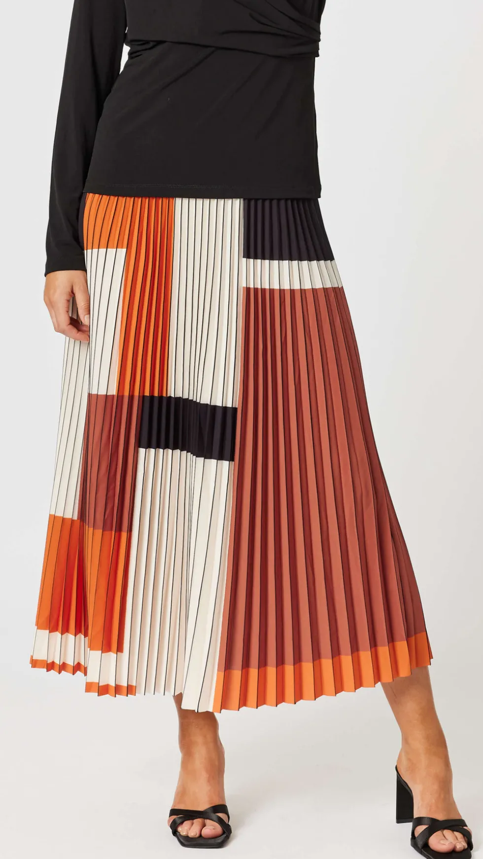 vienna-pleat-skirt-spice-siz-mLkirFjN-0.webp Skirts|Hammock & Vine>Hammock u0026 Vine Vienna Pleat Skirt - Spice Size XS