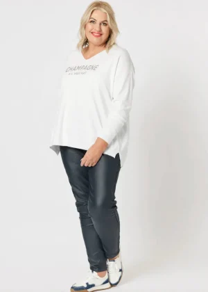 Pants Edit|Threadz>Threadz Wetlook Pant - Indigo