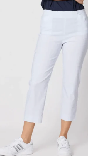 Pants Edit|Casual Pants>Threadz Zara Stretch Pant - White