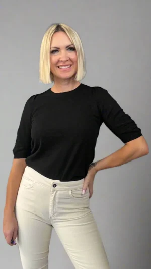 Tops|Tops>Loobies Story Zarah Tee - Black