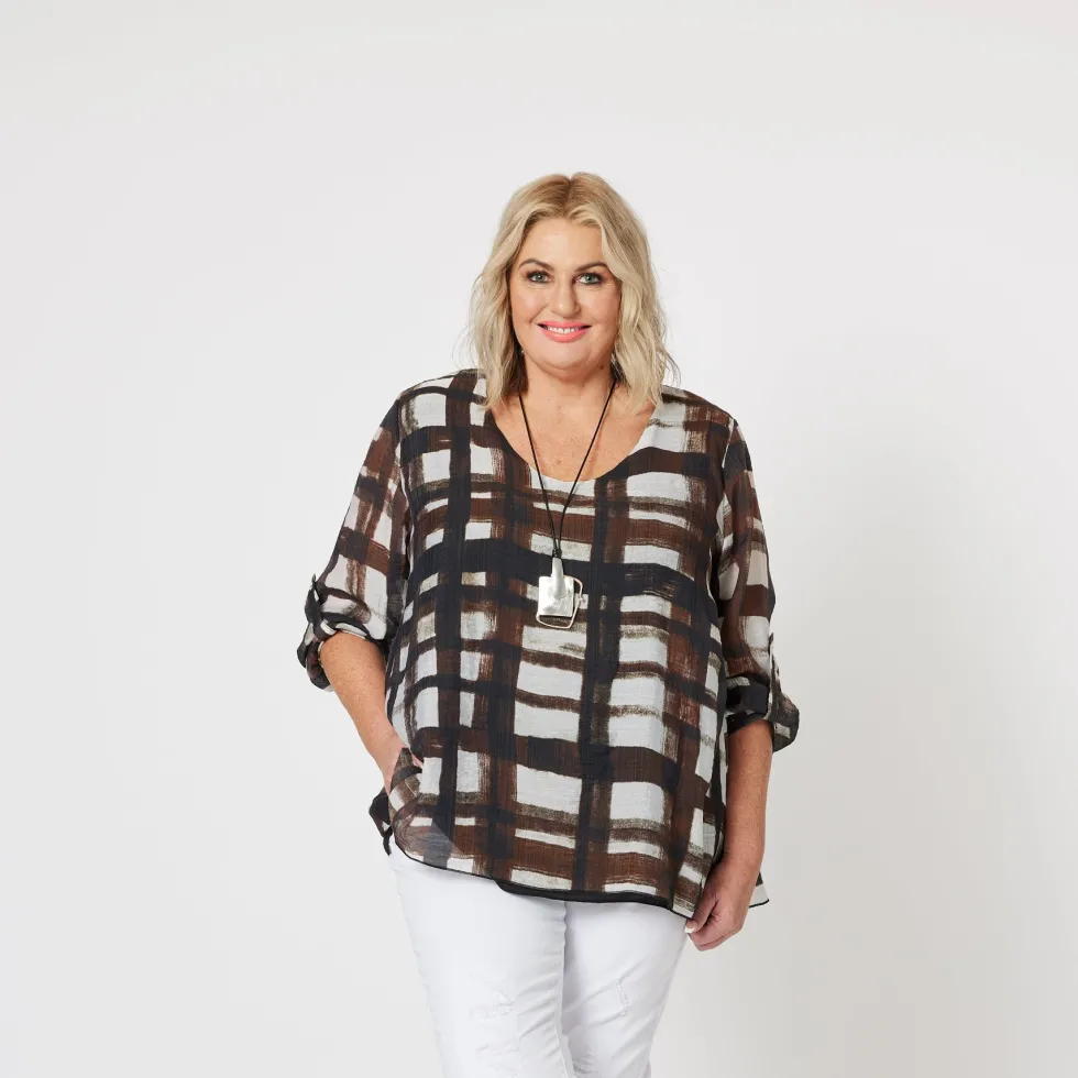 zena-check-layered-tunic-size-dWXeMUSD-4.webp Tops|Tops>Clarity Zena Check Layered Tunic Size 16