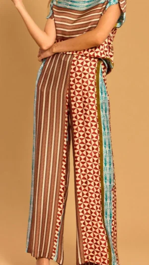 Pants Edit|Casual Pants>Lauren Vidal Zima Patch Print Pant